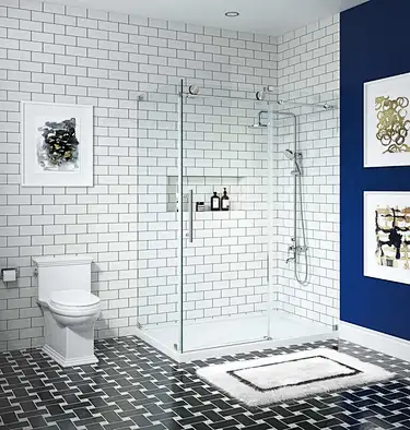 small shower enclosure